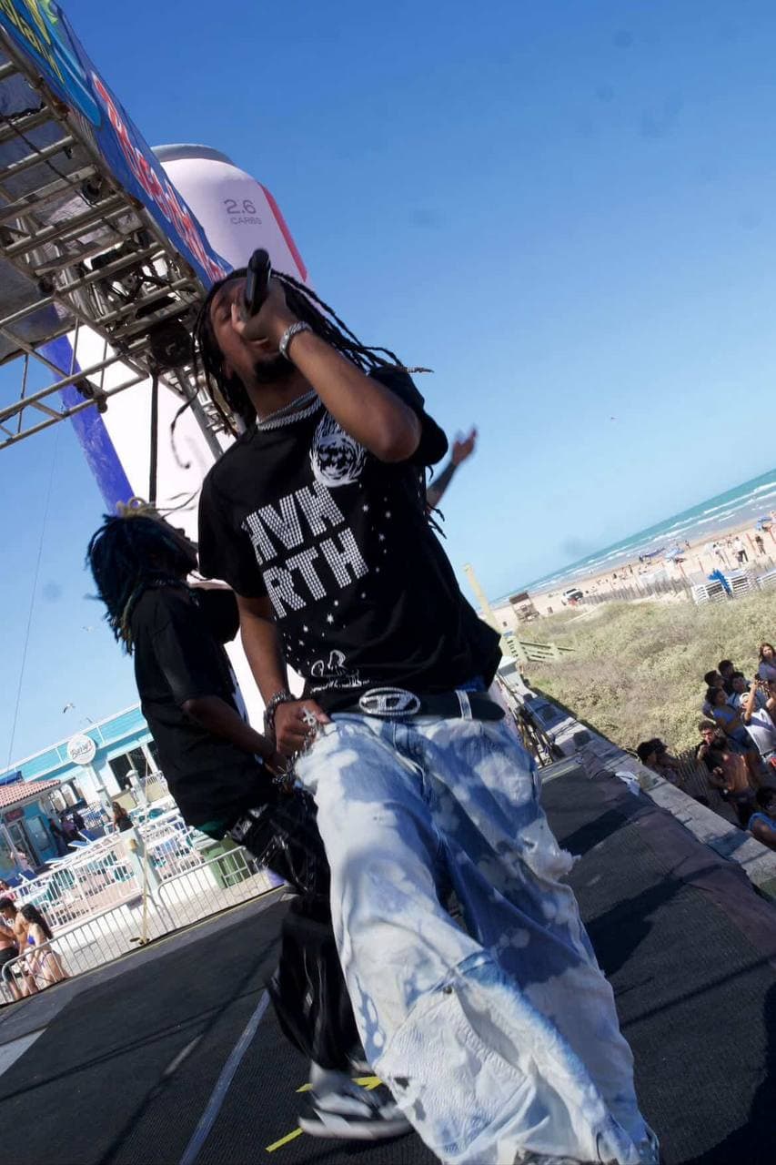 Mic in hand, salt in the air
